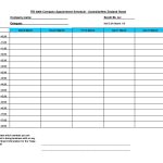 002 Daily Appointment Calendar Printable Best Of Free Weekly   Appointment Book Template Free Printable