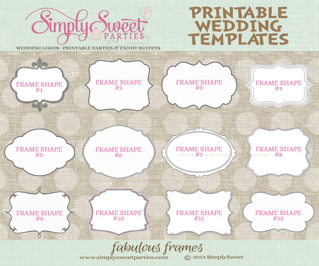Free Printable Baby Shower Favor Tags Template