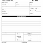 004 Template Ideas Order Form Free Printable ~ Ulyssesroom   Free Printable Work Order Template