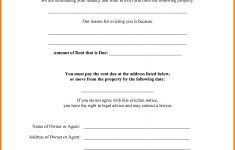 007 Free Printable Eviction Notice Template Blank Form ~ Ulyssesroom - Free Printable Eviction Notice