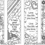 010 Template Ideas Free Printable Bookmark ~ Ulyssesroom   Free Printable Blank Bookmarks