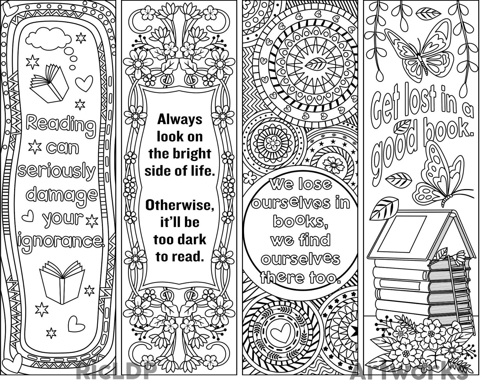 013 Free Printable Bookmark Templates Template Ideas - Free Printable Bookmarks Templates