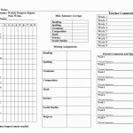 021 Free Printable Homeschool Report Card Template Best Image   Free Printable Report Cards