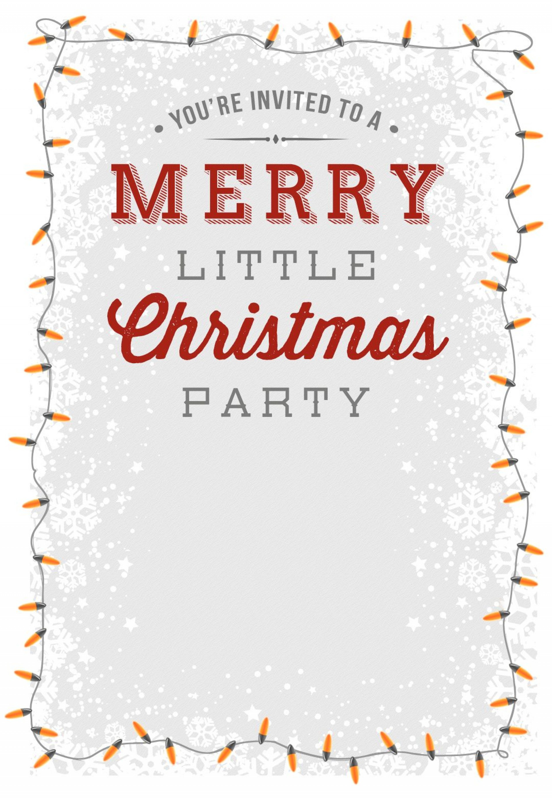 023 Free Holiday Invite Templates Party Invitation Word Chamunesco - Holiday Invitations Free Printable