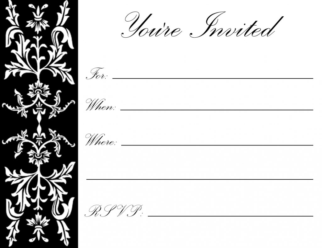 026 Template Ideas Free Printable Birthday Party Invitations For - Free ...