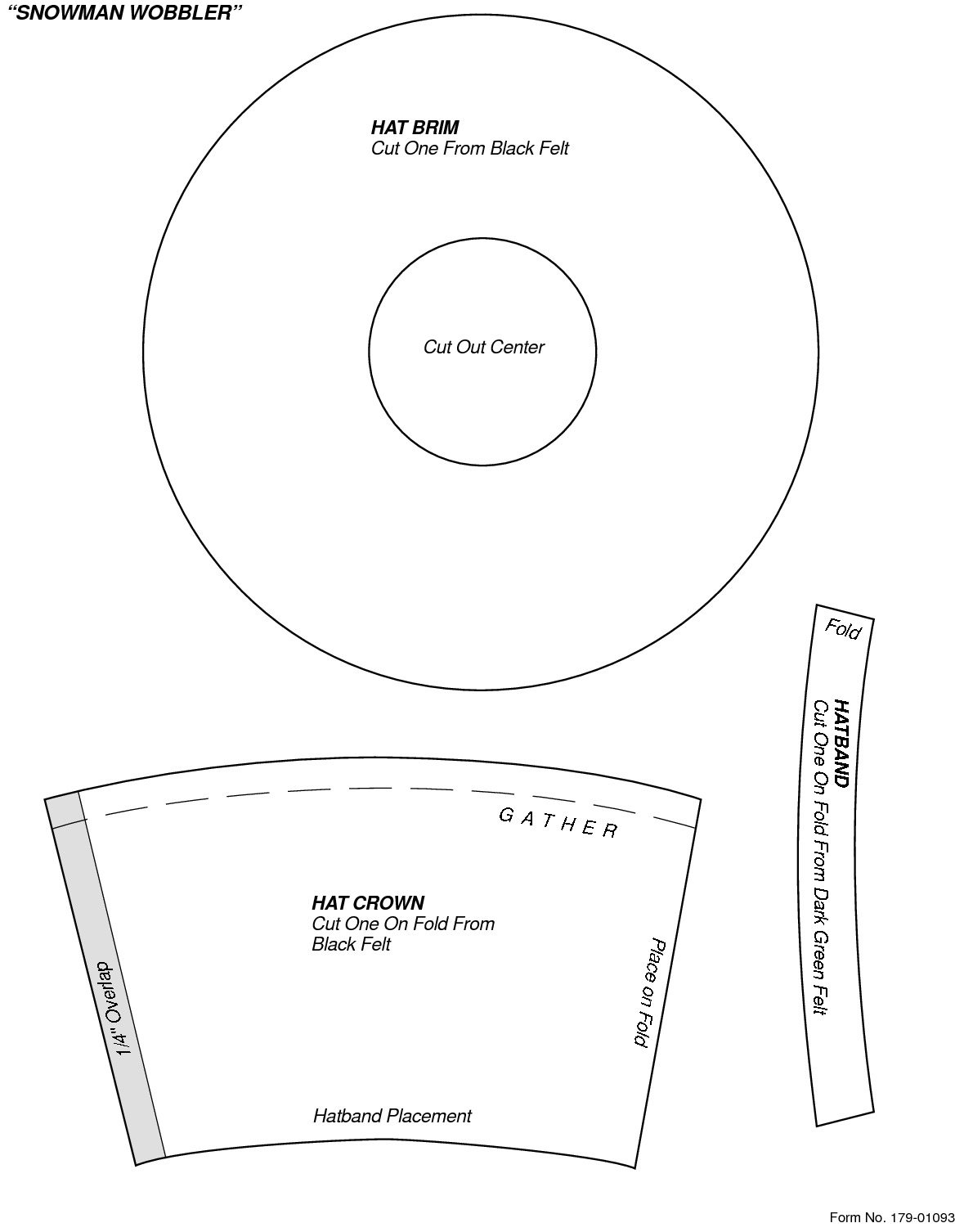 15 Snowman Hat Template Images - Printable Snowman Hat Pattern - Free Printable Snowman Patterns