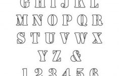 One Inch Stencils Printable Free
