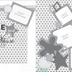 2 Page 12X12 Free Printable Scrapbook Sketch   Printable Cuttable   Free Printable Scrapbook Page Designs