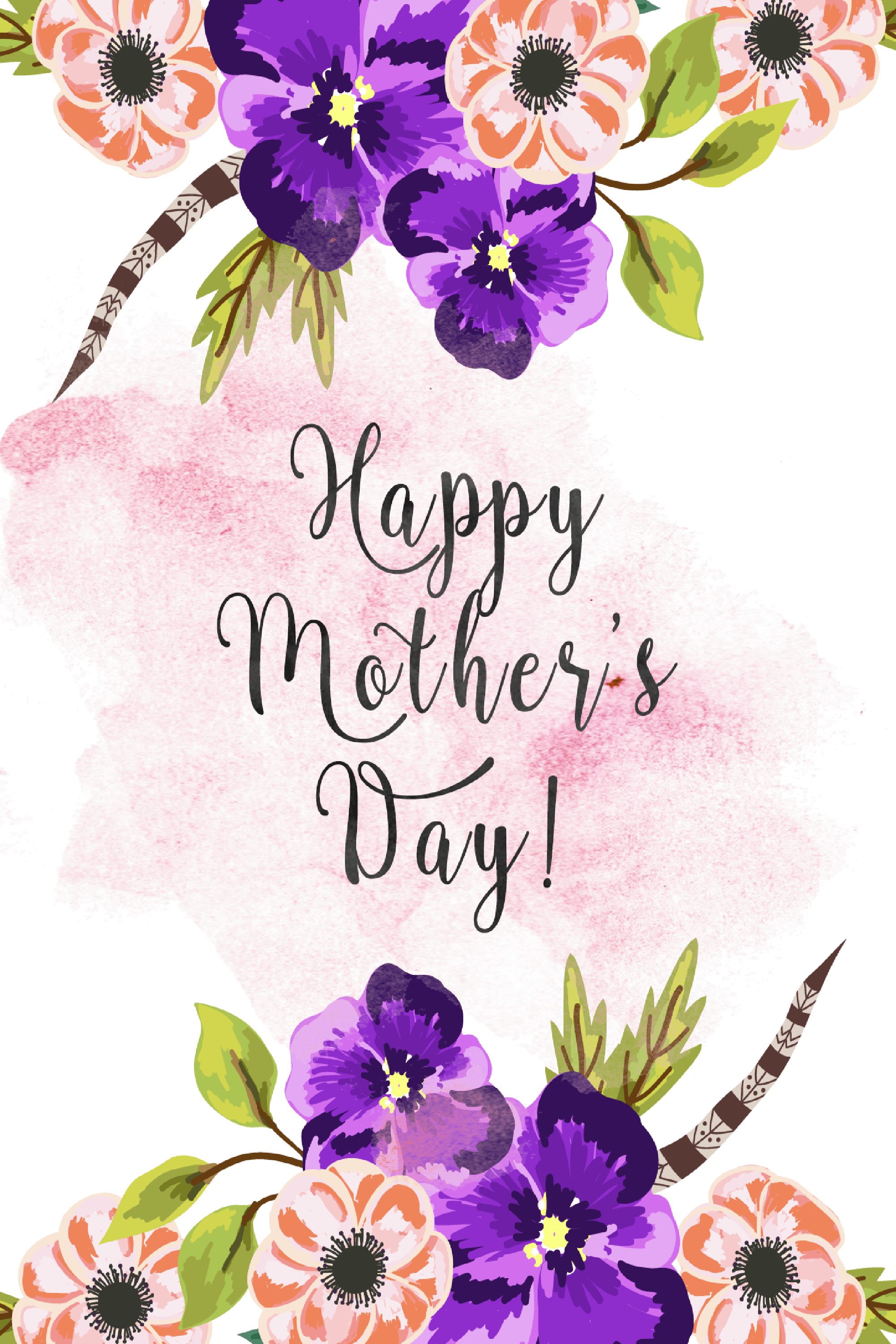 20 Cute Free Printable Mothers Day Cards - Mom Cards You Can Print - Free Printable Mothers Day Cards