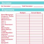 20 Druckbares Budget Arbeitsblatt Dave Ramsey | Bathroom | Pinterest   Free Printable Budget Template Monthly