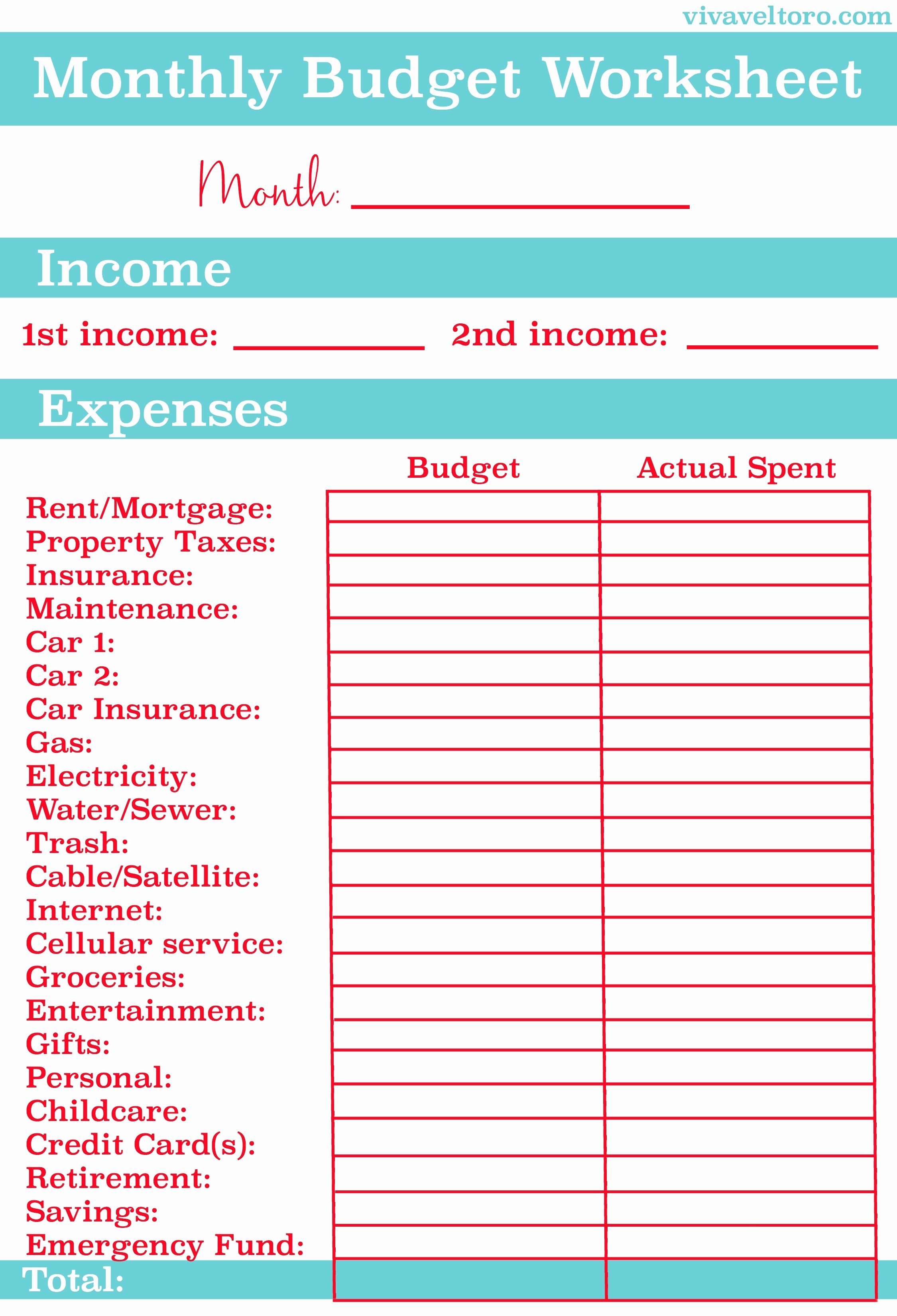 20 Druckbares Budget Arbeitsblatt Dave Ramsey | Bathroom | Pinterest - Free Printable Home Budget Planner