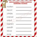 20 Free Printable Christmas Games   Christmas Celebration   All   Free Printable Christmas Games For Family Gatherings