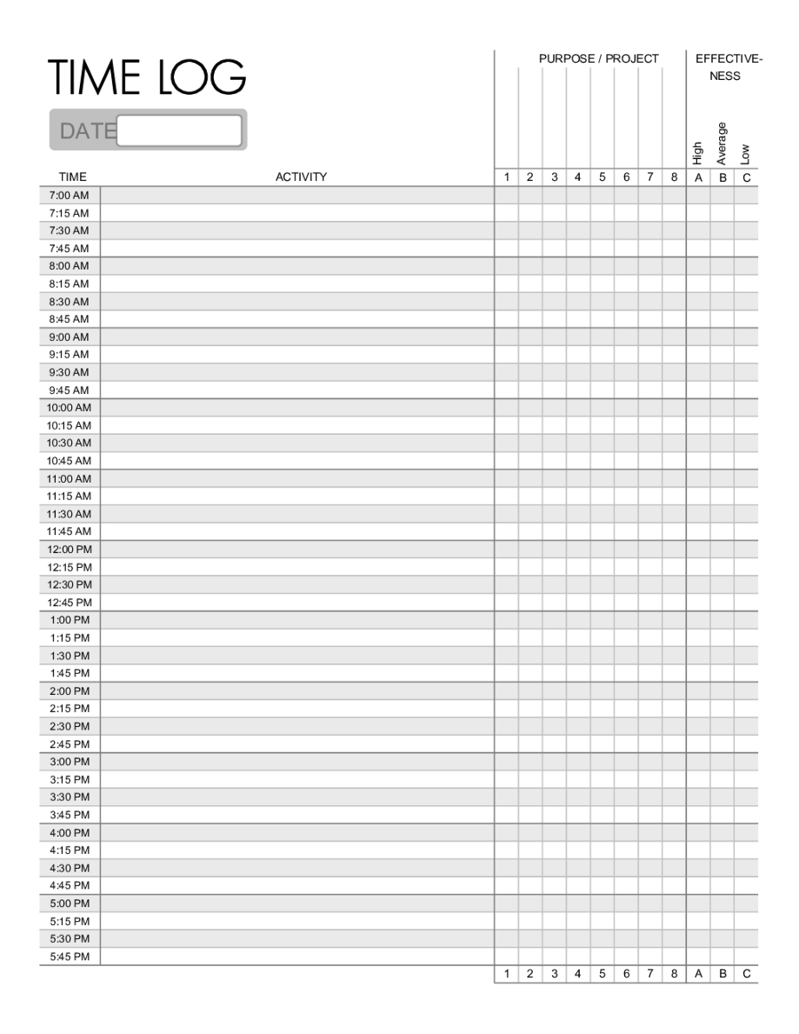 2019 Time Management - Fillable, Printable Pdf &amp;amp; Forms | Handypdf - Time Management Forms Free Printable