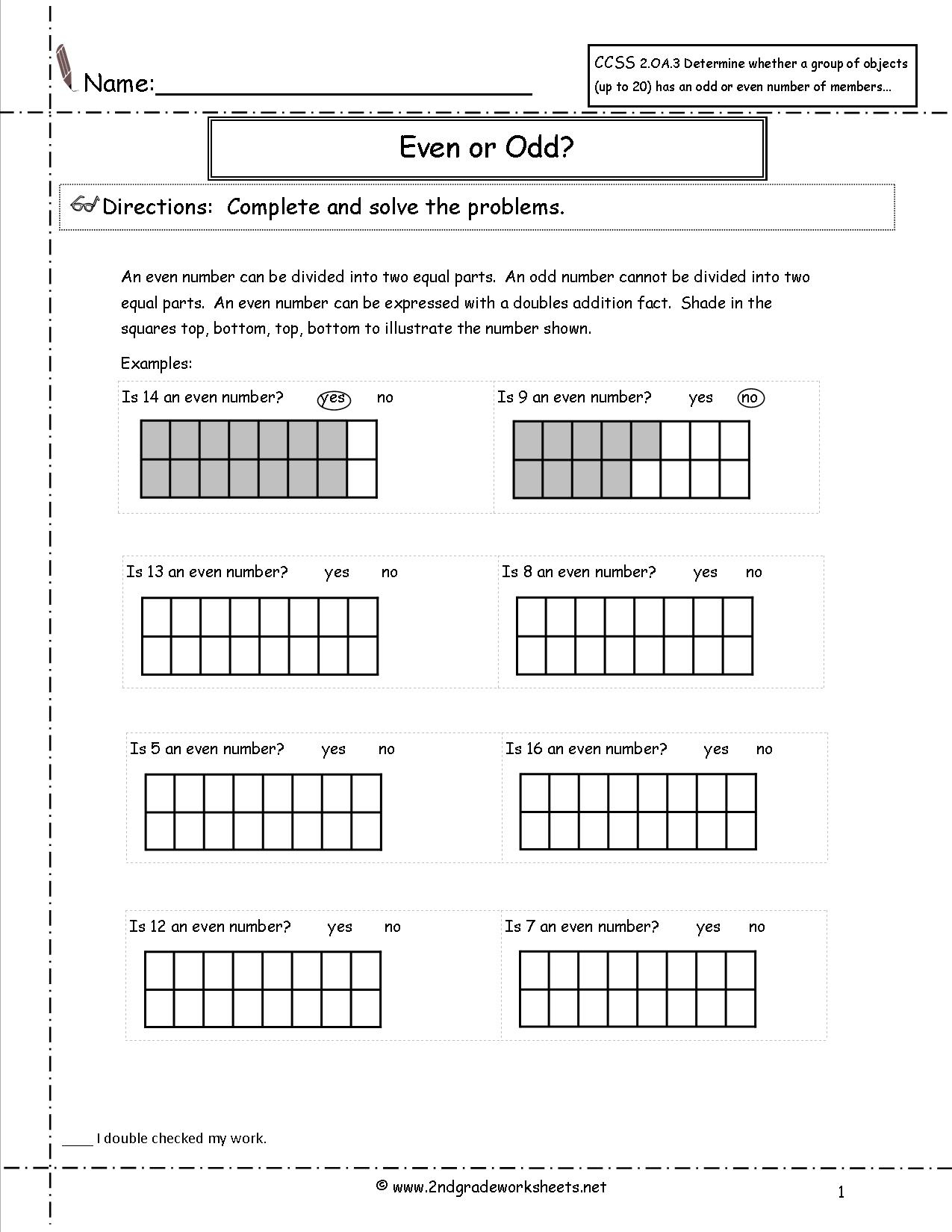 2Nd Grade Math Common Core State Standards Worksheets - Free Printable Common Core Math Worksheets For Third Grade