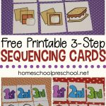 3 Step Sequencing Cards Free Printables For Preschoolers   Free Printable Sequencing Cards For Preschool