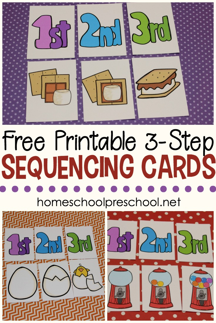 3 Step Sequencing Cards Free Printables For Preschoolers - Free Printable Sequencing Cards For Preschool