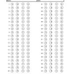 30 Images Of Bubble Answer Template | Bfegy   Free Printable Bubble Answer Sheets