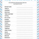 36 Adorable Baby Shower Word Scrambles | Kittybabylove   Free Printable Baby Shower Games Word Scramble