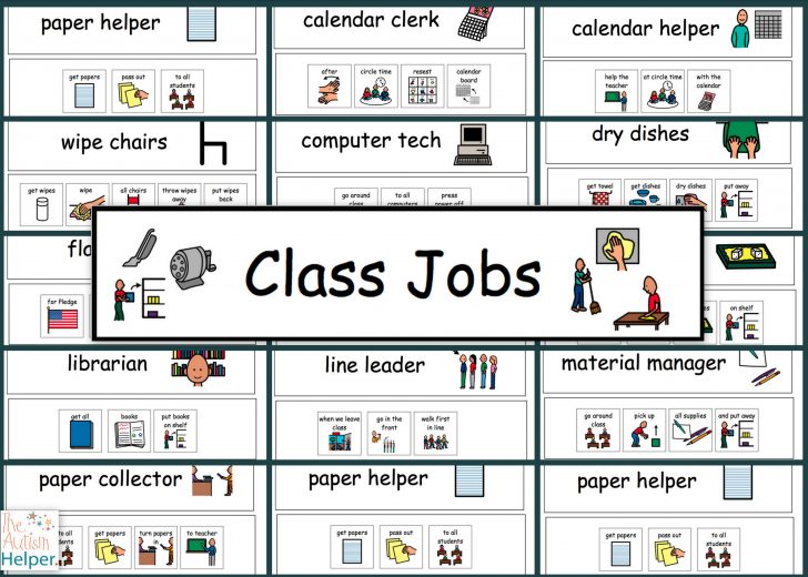 Table Helper Sign Free Printable Classroom Helper Signs