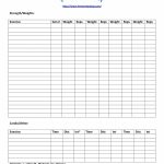 40+ Effective Workout Log & Calendar Templates   Template Lab   Free Printable Workout Log Sheets