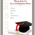40+ Free Graduation Invitation Templates   Template Lab   Free Printable Graduation Dinner Invitations
