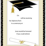 40+ Free Graduation Invitation Templates   Template Lab   Free Printable Graduation Dinner Invitations