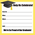 40+ Free Graduation Invitation Templates   Template Lab   Free Printable Graduation Dinner Invitations