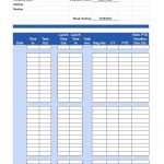 40 Free Timesheet / Time Card Templates   Template Lab   Monthly Timesheet Template Free Printable