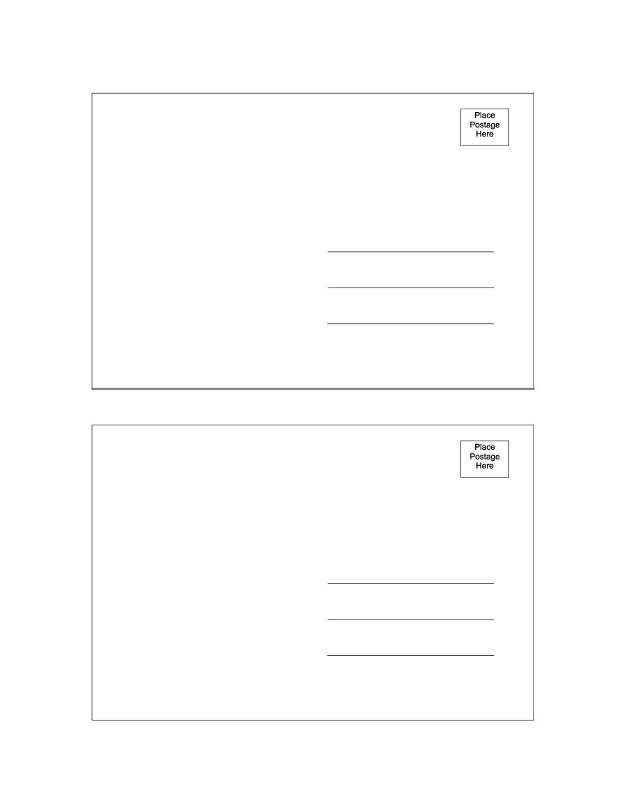 40+ Great Postcard Templates &amp;amp; Designs [Word + Pdf] - Template Lab - Free Blank Printable Postcards