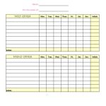 43 Free Chore Chart Templates For Kids   Template Lab   Free Printable Charts And Lists