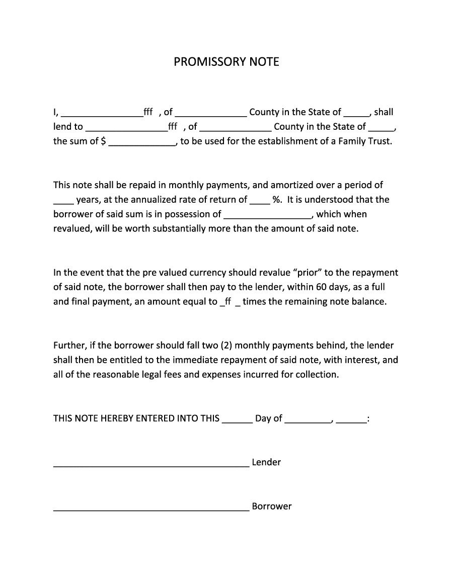 45 Free Promissory Note Templates &amp;amp; Forms [Word &amp;amp; Pdf] - Template Lab - Free Printable Promissory Note Template