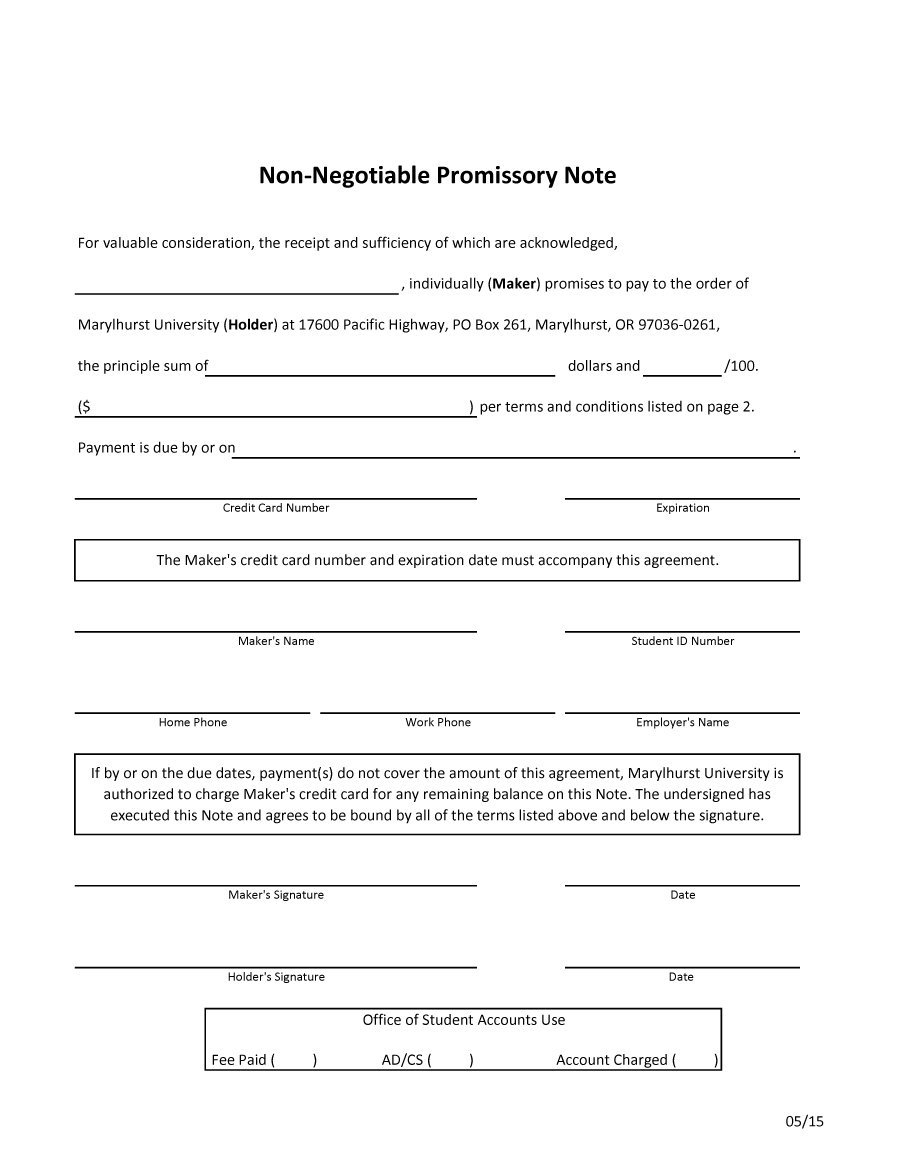 45 Free Promissory Note Templates &amp;amp; Forms [Word &amp;amp; Pdf] - Template Lab - Free Printable Promissory Note Template