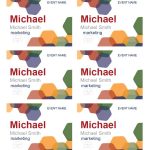 47 Free Name Tag + Badge Templates   Template Lab   Free Customized Name Tags Printable