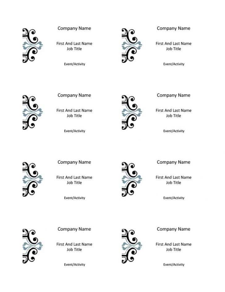 Free Printable Name Tags