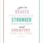 5 Free Printable Inspirational Children's Quotes | Thoughtful   Free Printable Inspirational Quotes