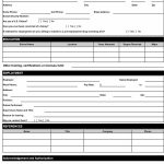 50 Free Employment / Job Application Form Templates [Printable   Application For Employment Form Free Printable