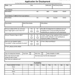 50 Free Employment / Job Application Form Templates [Printable For   Free Printable Job Application