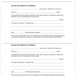 8 Free Printable Doctors Excuse For Workagenda Template Sample   Free Printable Doctor Excuse Notes