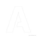 8 Inch Stencil Letters | Stencil Letters Org   Free Printable 8 Inch Letters