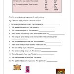 89 Free Esl Possessive Nouns Worksheets   Free Printable Possessive Nouns Worksheets