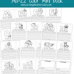 Aa Zz Alphabet Letter Mini Color Book Practice Printable   Free Printable Alphabet Letters To Color