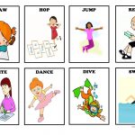 Action Verbs   Flash Cards (Set 1) Worksheet   Free Esl Printable   Free Printable Spanish Verb Flashcards