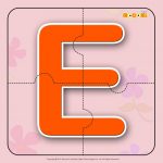 Alphabet E   Alphabet Jigzaw Puzzles For Kids | Mocomi   Free Printable Alphabet Puzzles