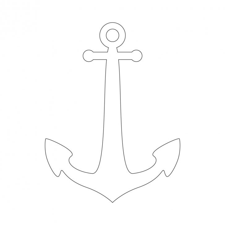 Anchor Stencil | Free Printable Stencil Templates | Wood Burning - Free ...