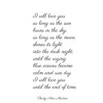 Anniversary Gift For Boyfriend Or Girlfriend Bedroom Prints | Etsy   Free Printable Love Poems For Him