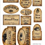 Apothecary Jar Labels For Download … | Holiday   Free Printable Halloween Bottle Labels