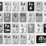 Asl Alphabet Chart And Asl Alphabet Flashcards | Baby Sign Language   Sign Language Flash Cards Free Printable