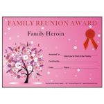 Award Certificates Archives   Family Reunion Hut   Reunion Basics   Free Printable Family Reunion Awards