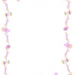 Baby Girl Borders Clipart   Clipart Kid | Projects | Baby Shawer   Free Printable Baby Borders For Paper