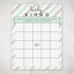 Baby Shower Bingo Free Printable | The Little Umbrella   Free Printable Baby Shower Bingo Cards Pdf
